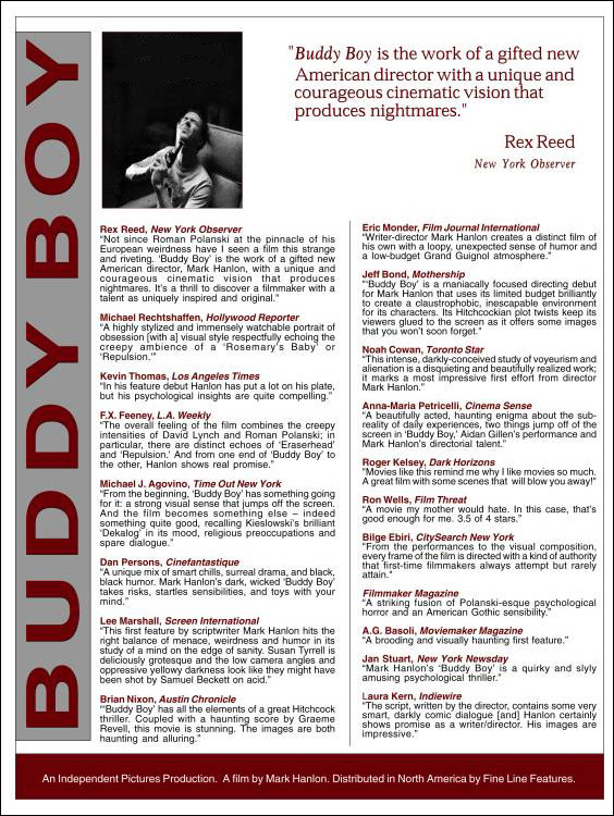 Buddy Boy Distribution Flyer